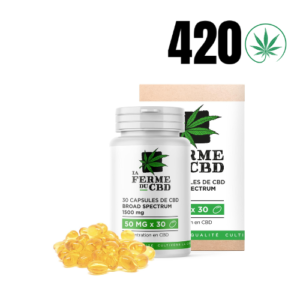 Capsules 50mg La Ferme du CBD